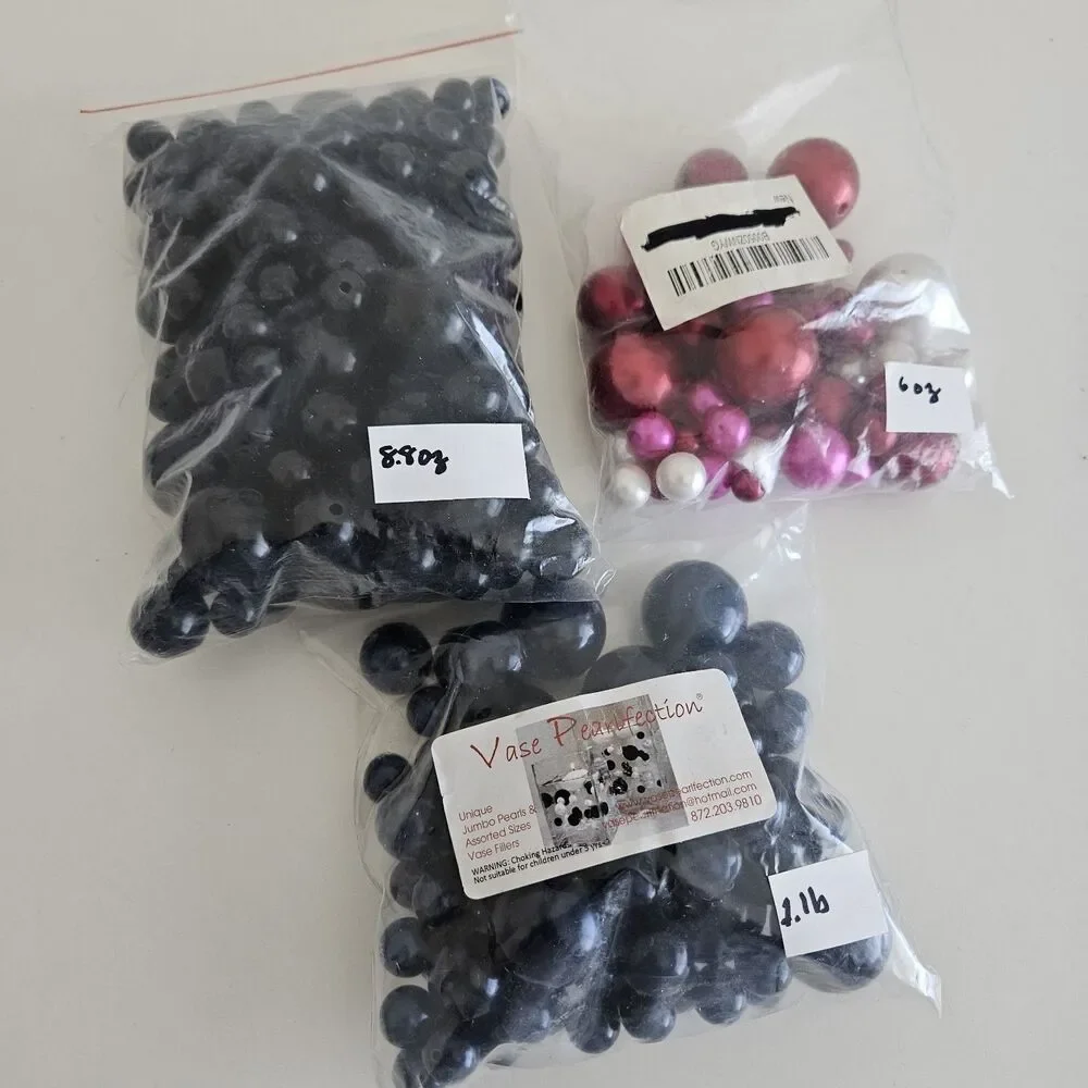 Multi Size Vase Filler Balls Beads DIY Crafts Decor 1.15lbs